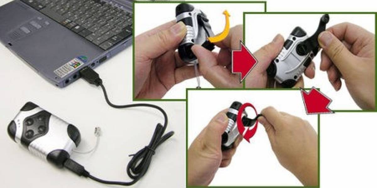 Dale cuerda a tu música con el Thanko Hand Crank MP3 player