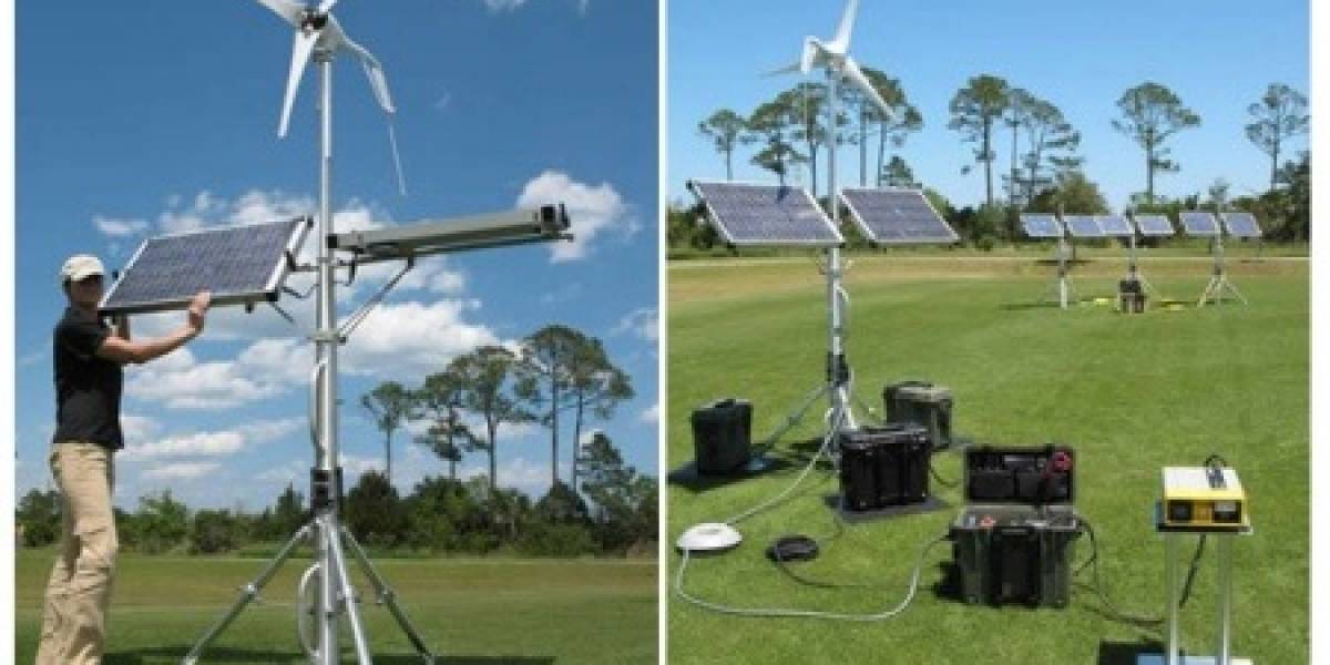 Solar Stik Breeze: Energía solar y eólica transportable