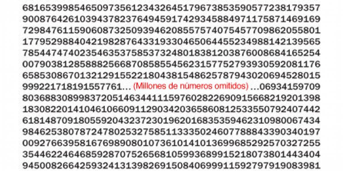 2^43,112,609 -1: Encuentran el número primo más grande a la fecha