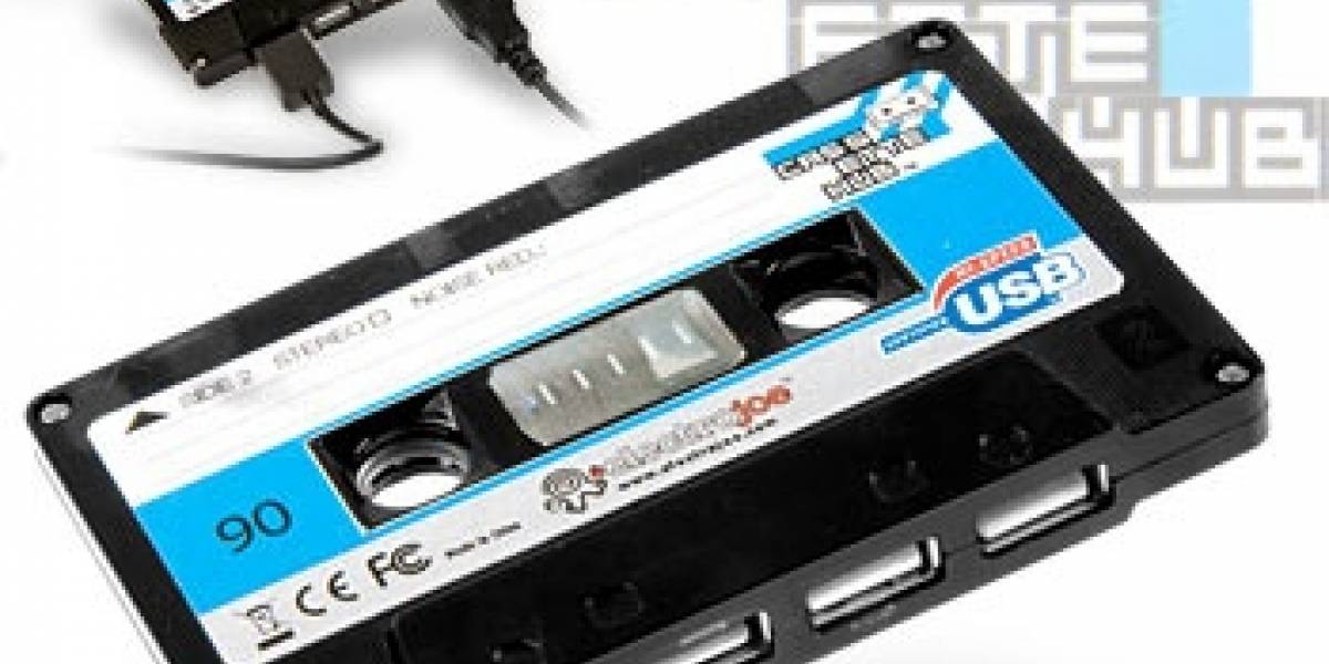 Hub USB 2.0 con forma de Cassette