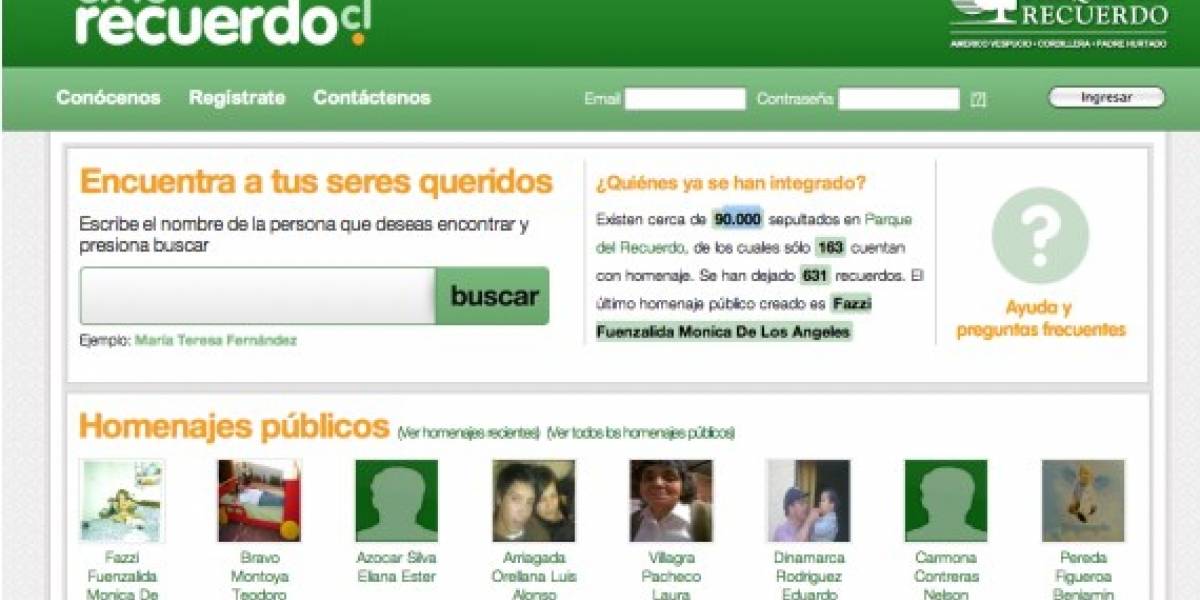 Enturecuerdo.cl: Un lugar virtual para recordar a los que ya partieron