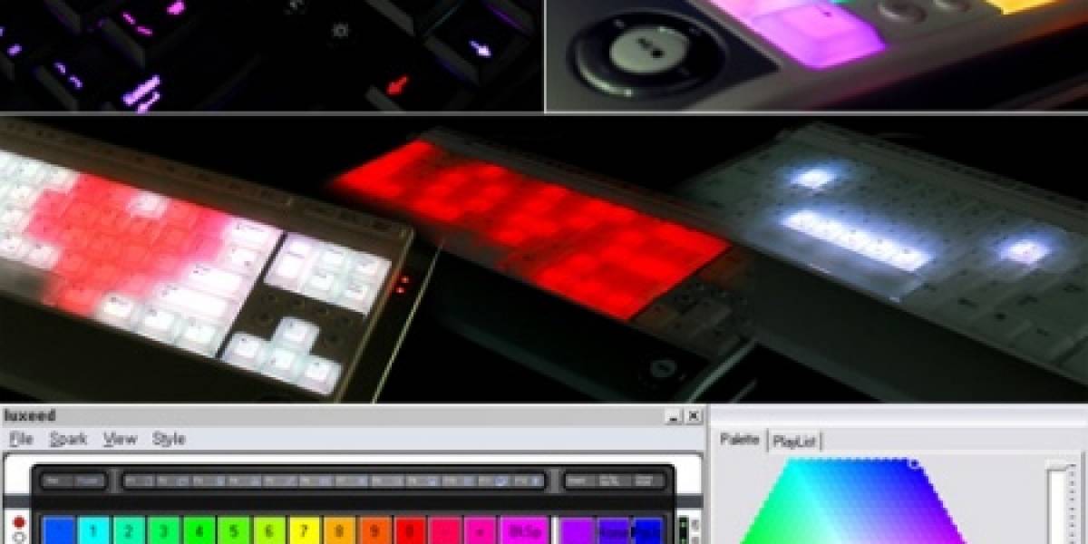 Teclado iluminado Luxeed Dynamic Pixel LED
