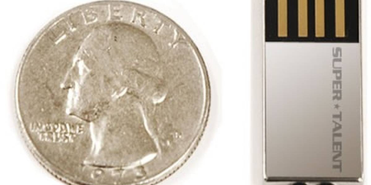 Super Talent lanza el disco USB de 8GB más pequeño del mundo