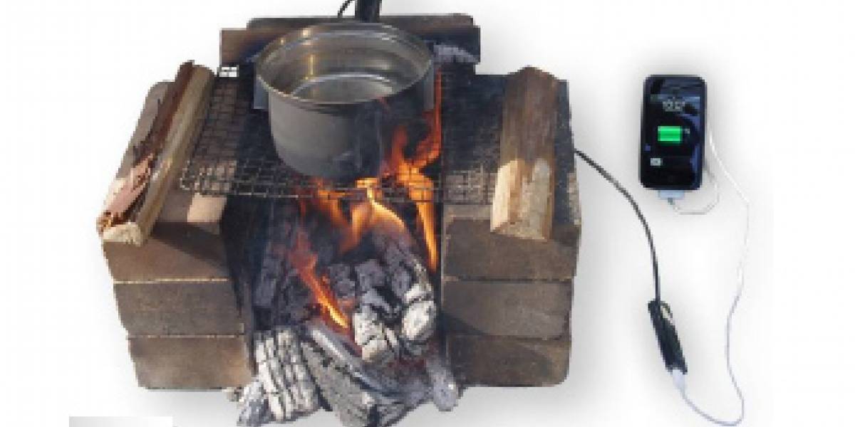 Recarga la batería de tu móvil con ¡fuego!