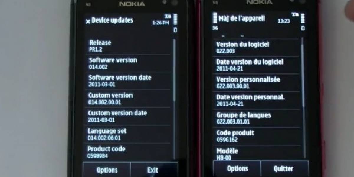 Extenso video muestra diferencias entre Symbian PR1.2 y PR2.0 en dos Nokia N8