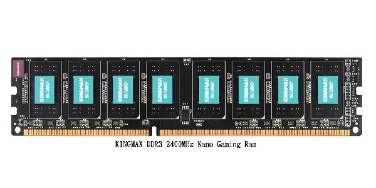 Kingmax presenta primer modulo de memoria DDR3-2400 sin heatsink