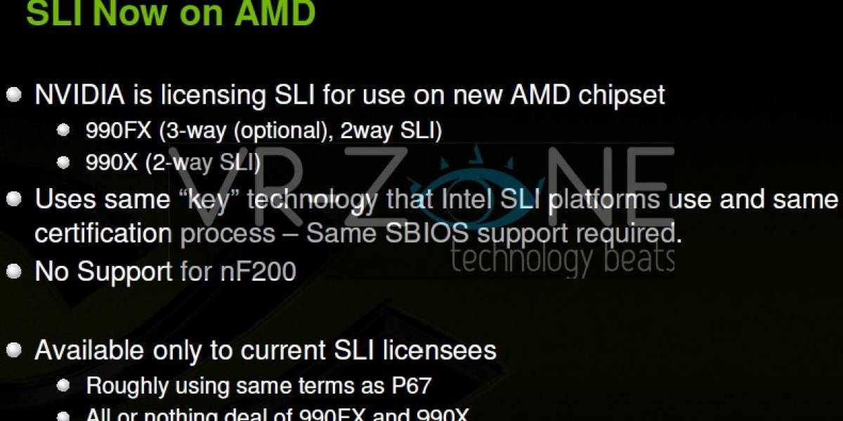 SLI en placas madre AMD muy pronto