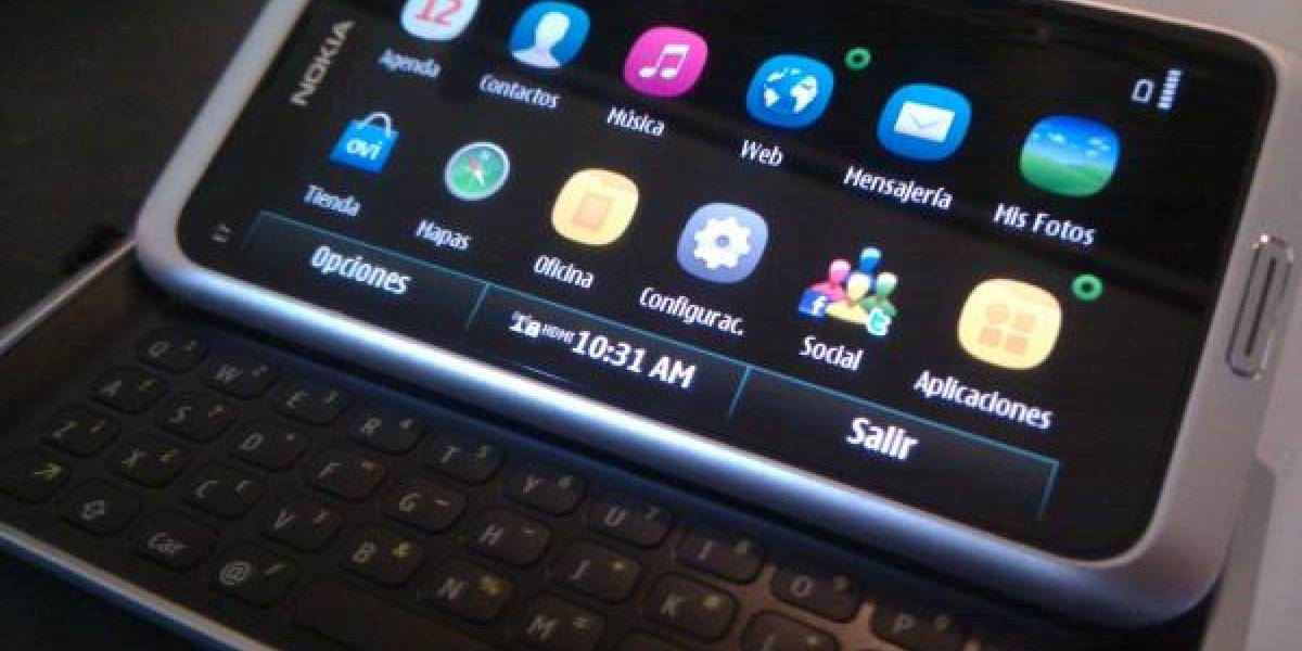 Así son los "squarecles" de la nueva interfaz de Symbian^3