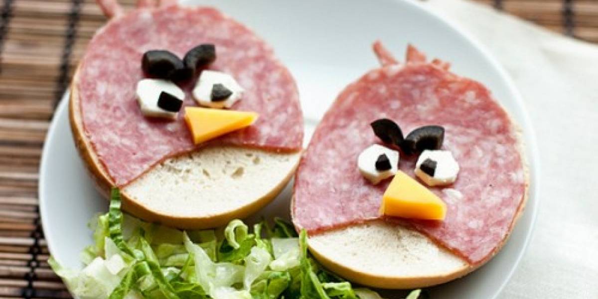 Mmm, un sándwich de... Angry Birds