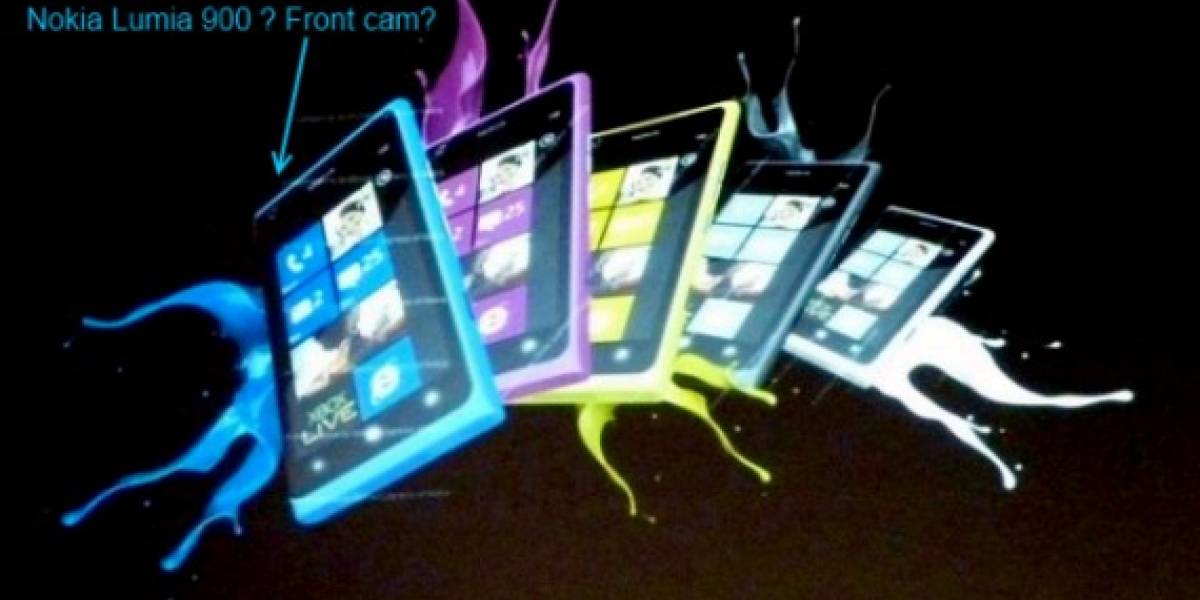 Mockup muestra al que podría ser el Nokia Lumia 900 (en blanco y amarillo)