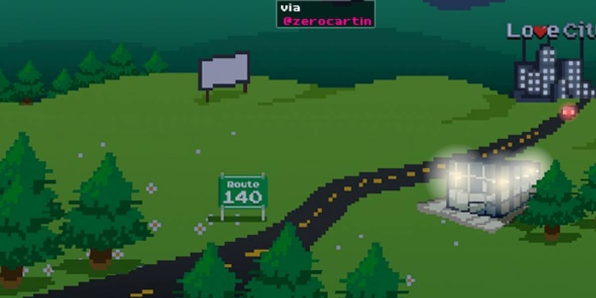 Tweet Land convierte los tuits en elementos activos de un videojuego