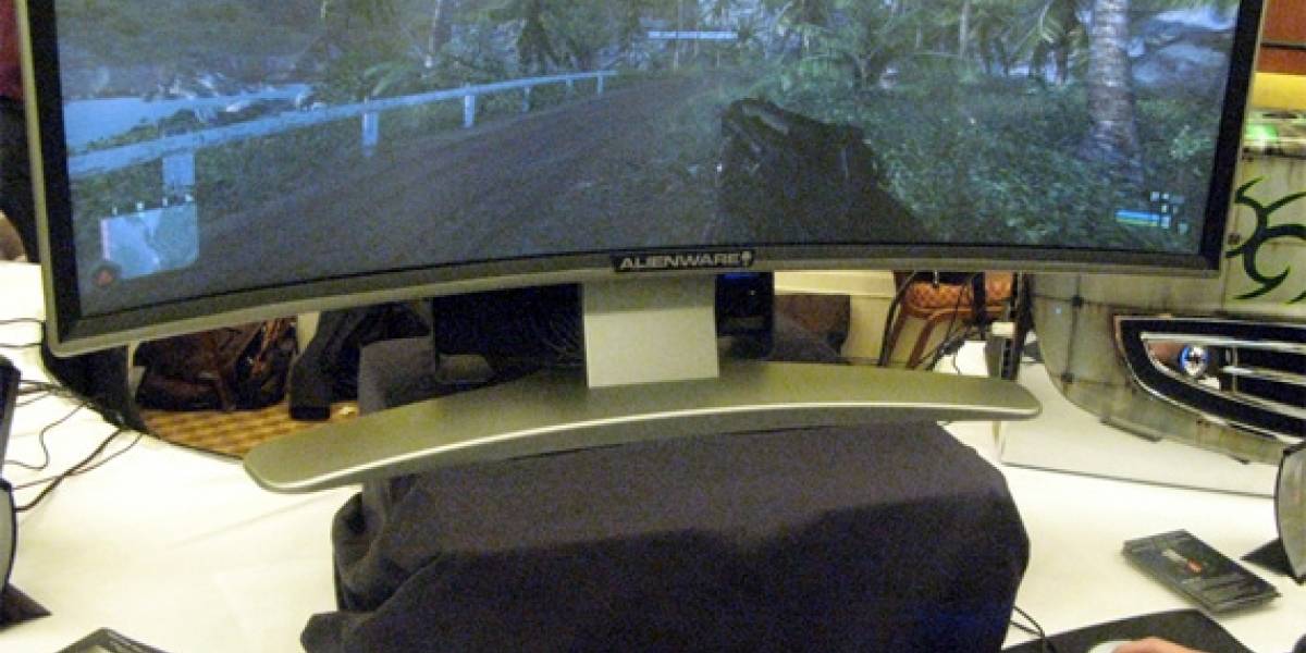 CES 2008: Alienware presenta pantalla curva ultra ancha