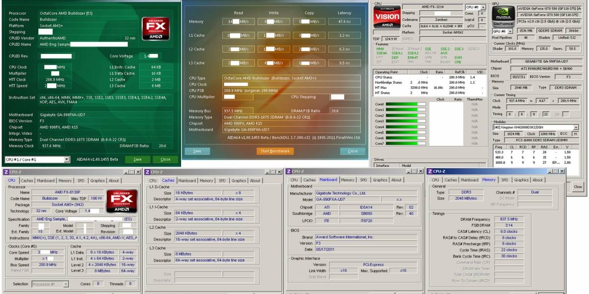 AMD FX-8130P llega a los 4.63GHz en aire