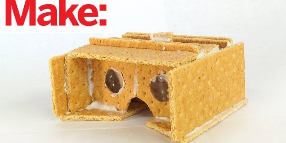 Estas gafas de realidad virtual están hechas con galletas y te las puedes comer