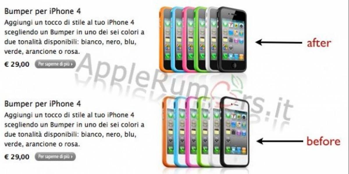 Apple retira imágenes del iPhone 4 blanco de su sitio web