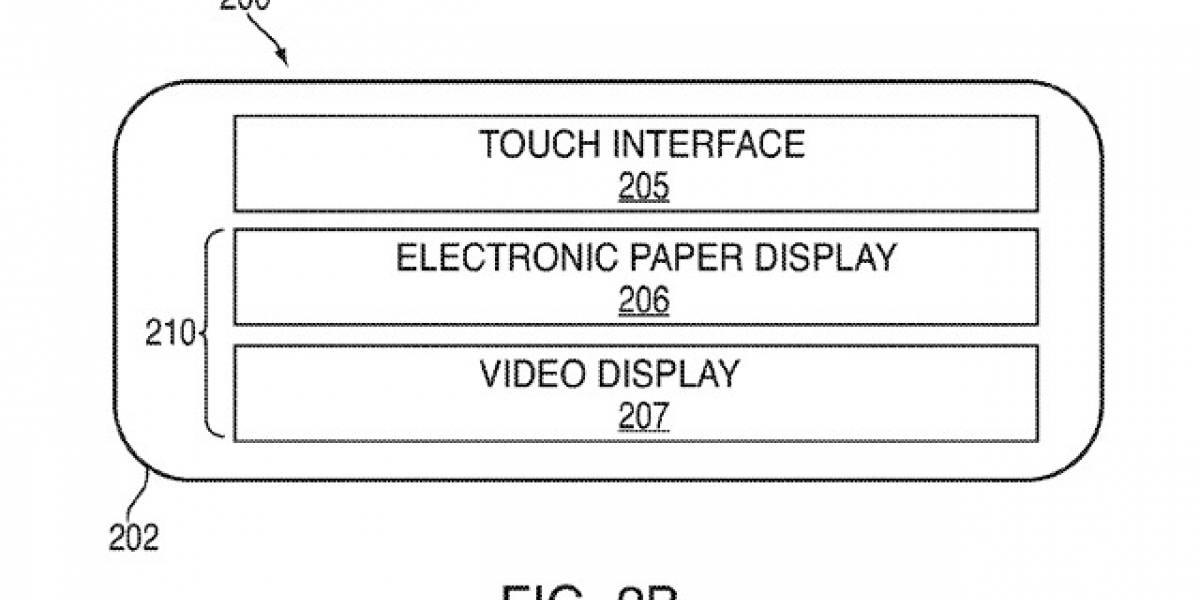 Apple busca implementar pantallas e-ink/LCD hibridas