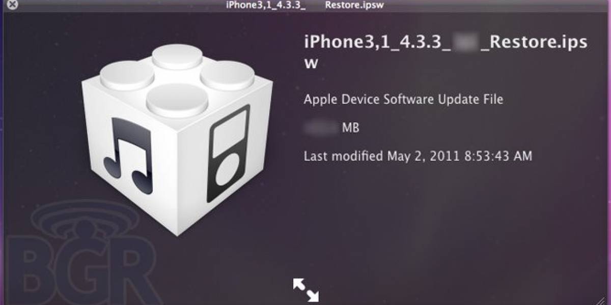 Apple arreglará error de rastreo en iOS 4.3.3