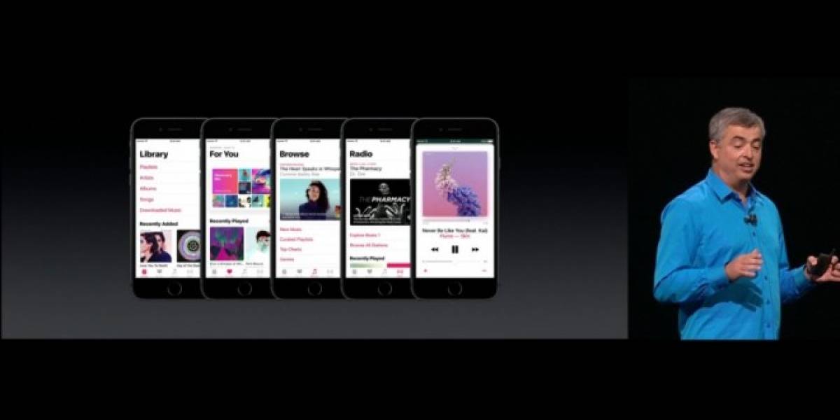 Apple rediseña Apple Music para iOS 10