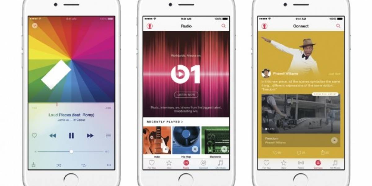 Los usuarios de Android no tendrán música gratis en Apple Music