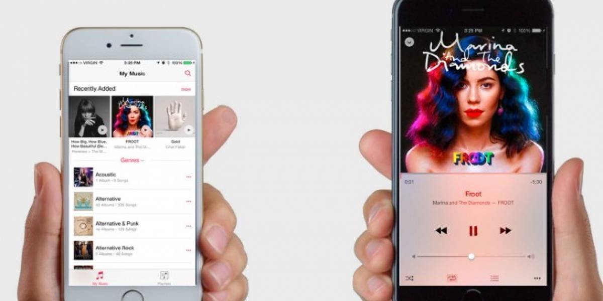 iPhone renueva su reproductor musical con la nueva beta de iOS 8.4