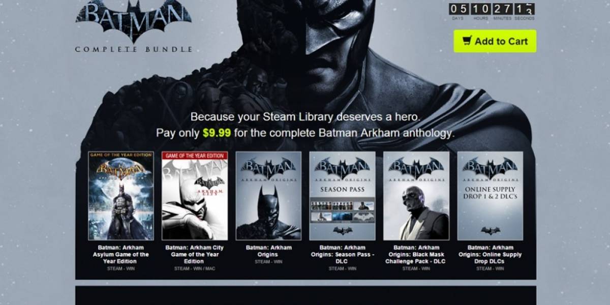 Se anuncia Batman: Complete Bundle