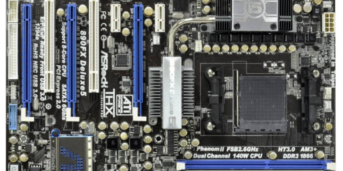 Asrock 890F Deluxe5: Tarjeta madre compatible AM3+
