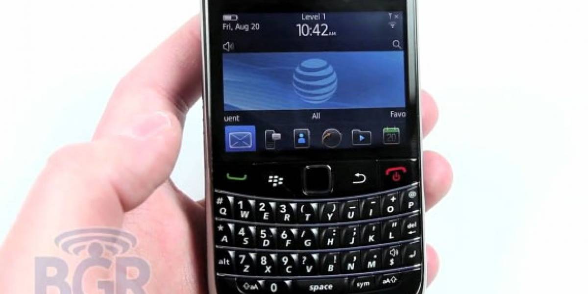 Video: BlackBerry OS 6.0 corriendo en una Bold 9700