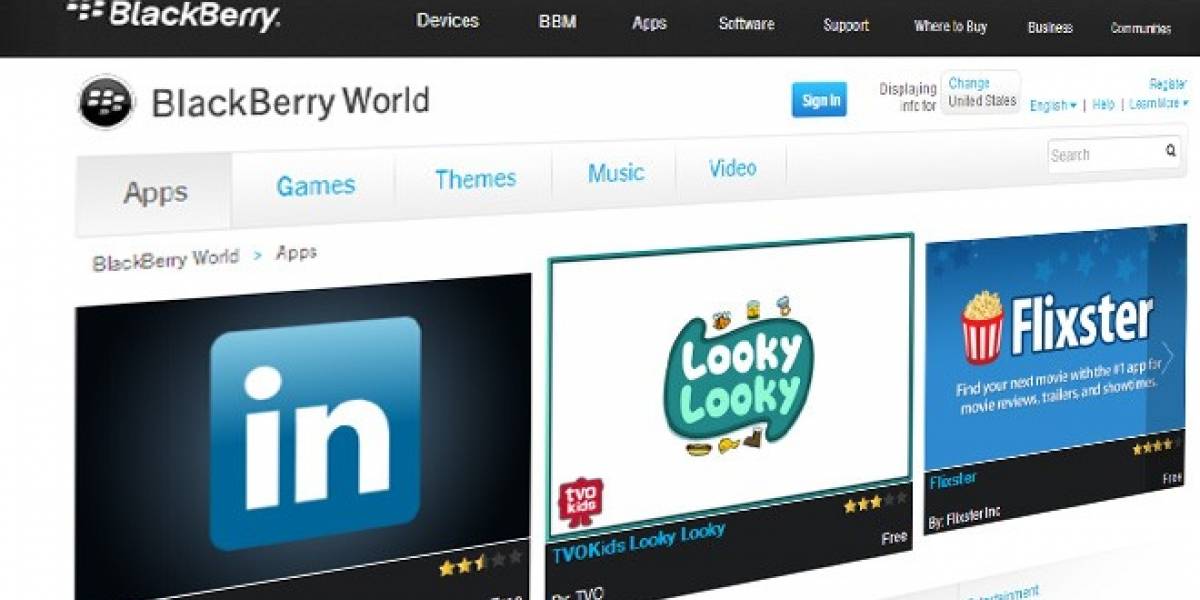 BlackBerry World ya está disponible con aplicaciones, videos, música y más