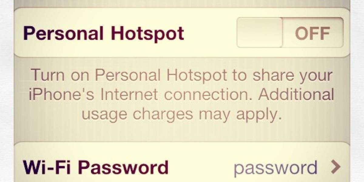 ¡Chán! Movistar activa el tethering para iPhone