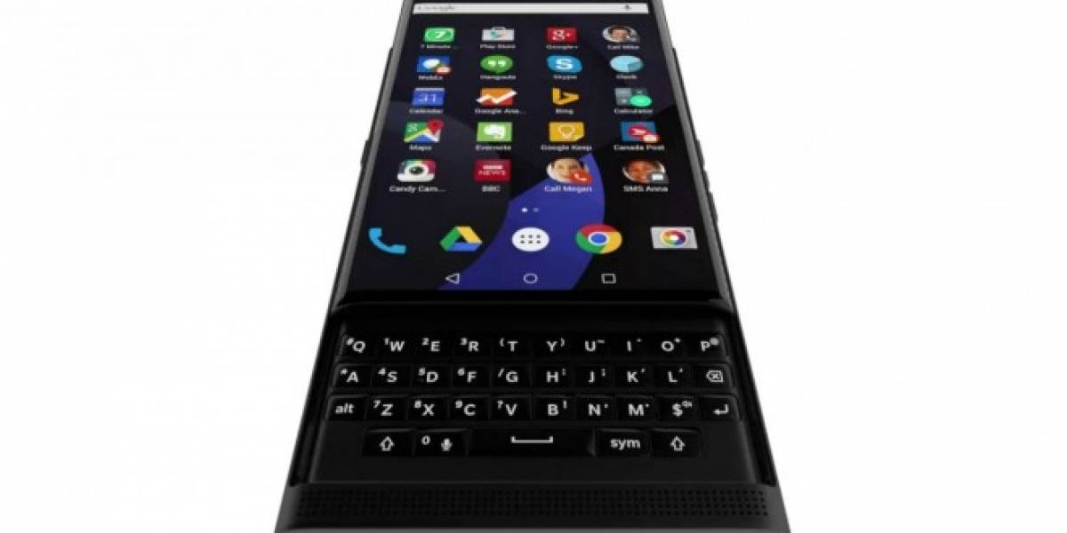 Un GIF muestra el aspecto del BlackBerry Venice con sistema operativo Android