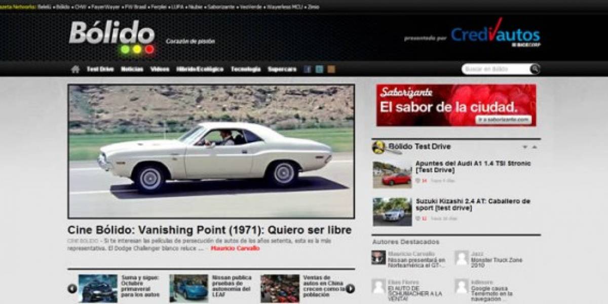 Bólido: Los amantes de los automóviles llegan a Betazeta