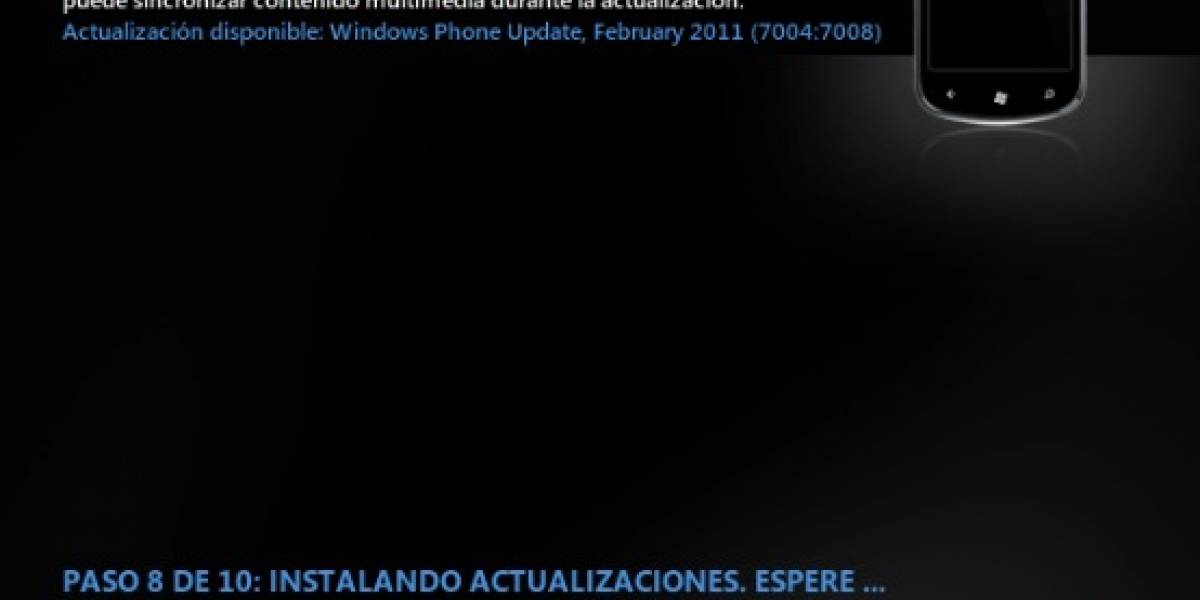 Disponible la primera actualización de Windows Phone 7