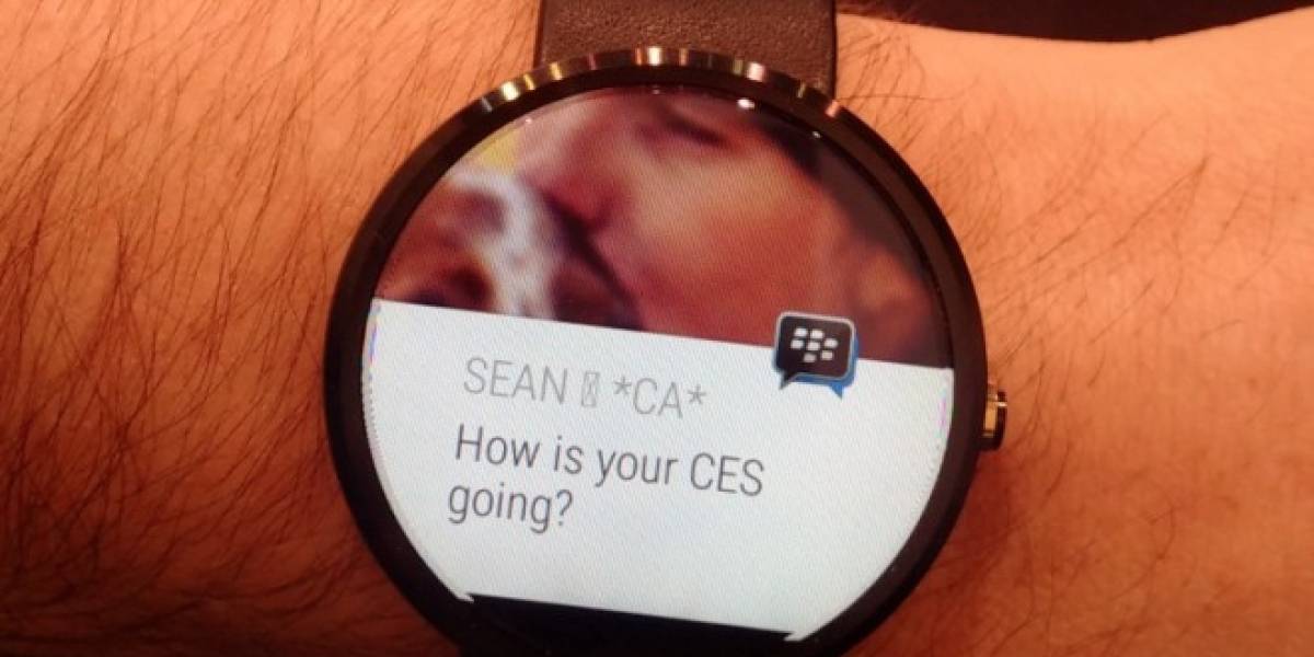 BlackBerry Messenger será compatible con Android Wear