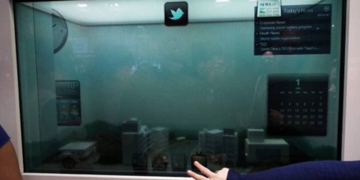 Samsung hará pantallas LCD transparentes... ¿Y las usará en móviles?