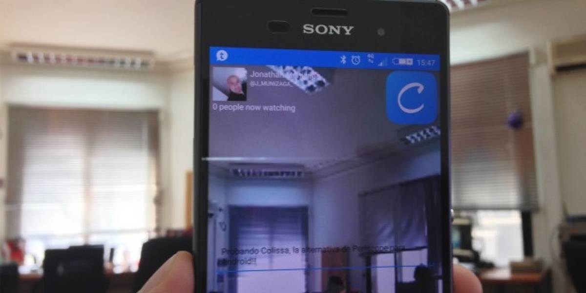 Colissa, la alternativa de Periscope para Android