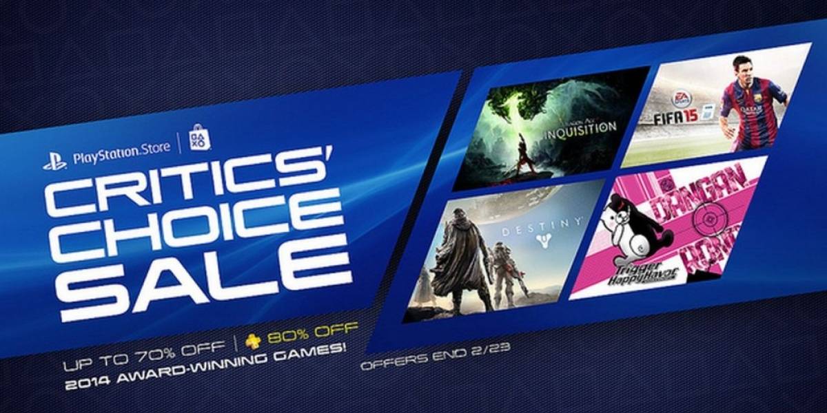 Sony anuncia la venta especial Critics’ Choice en PlayStation Store