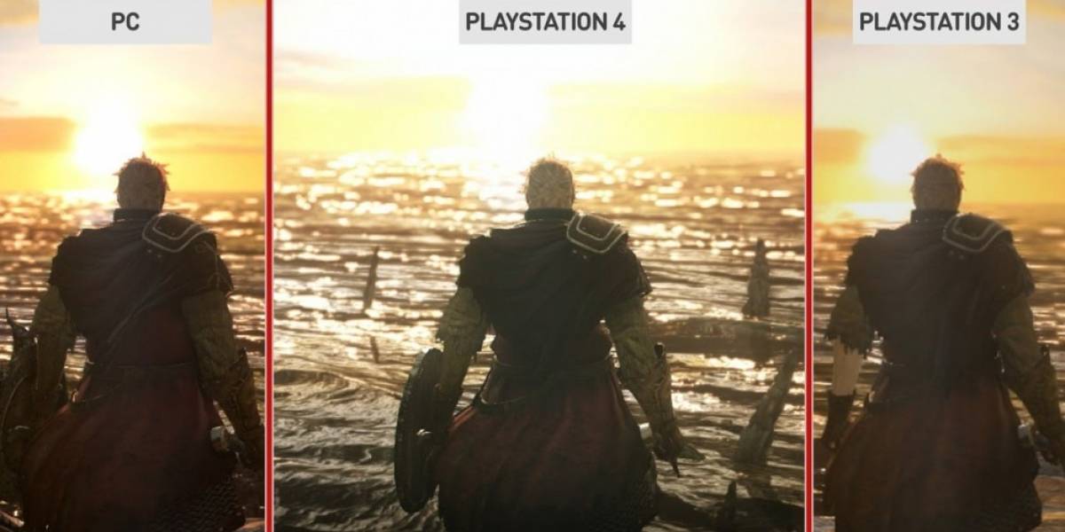 Vean una comparación entre las gráficas de Dark Souls II en PS4, PS3 y PC