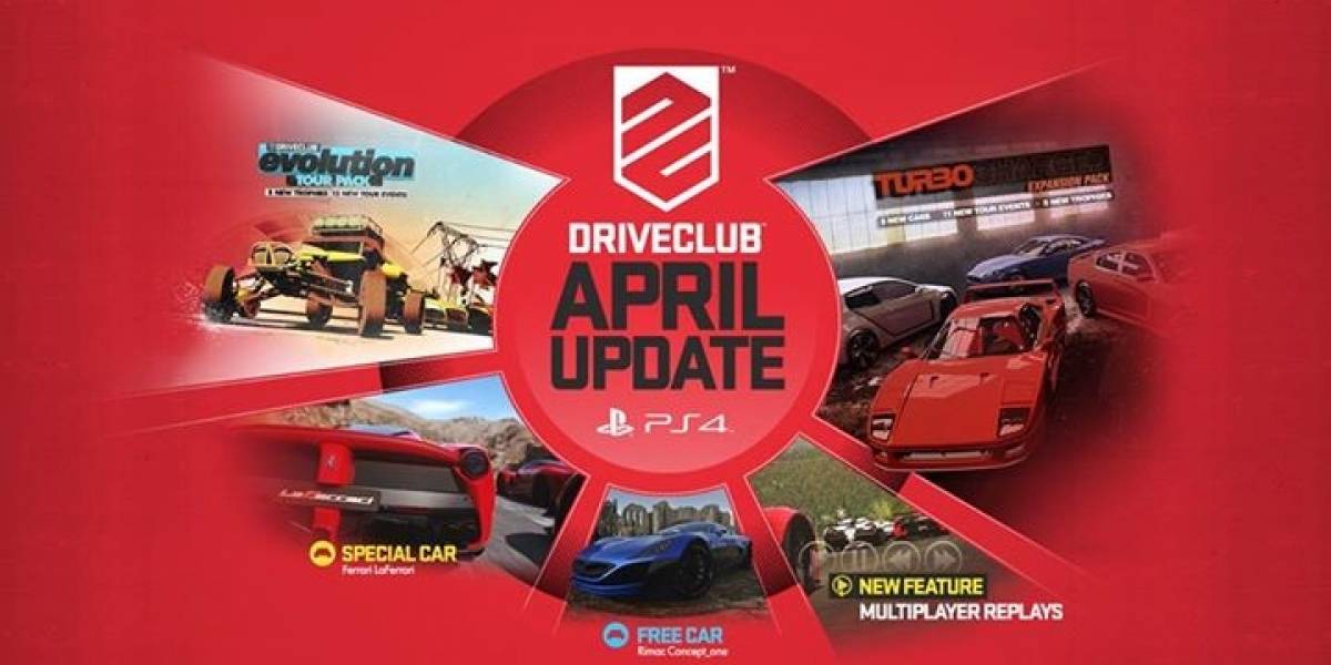 Esto se viene en la actualización de abril de DriveClub