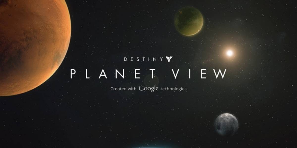 Explora los planetas de Destiny al estilo Google Street View