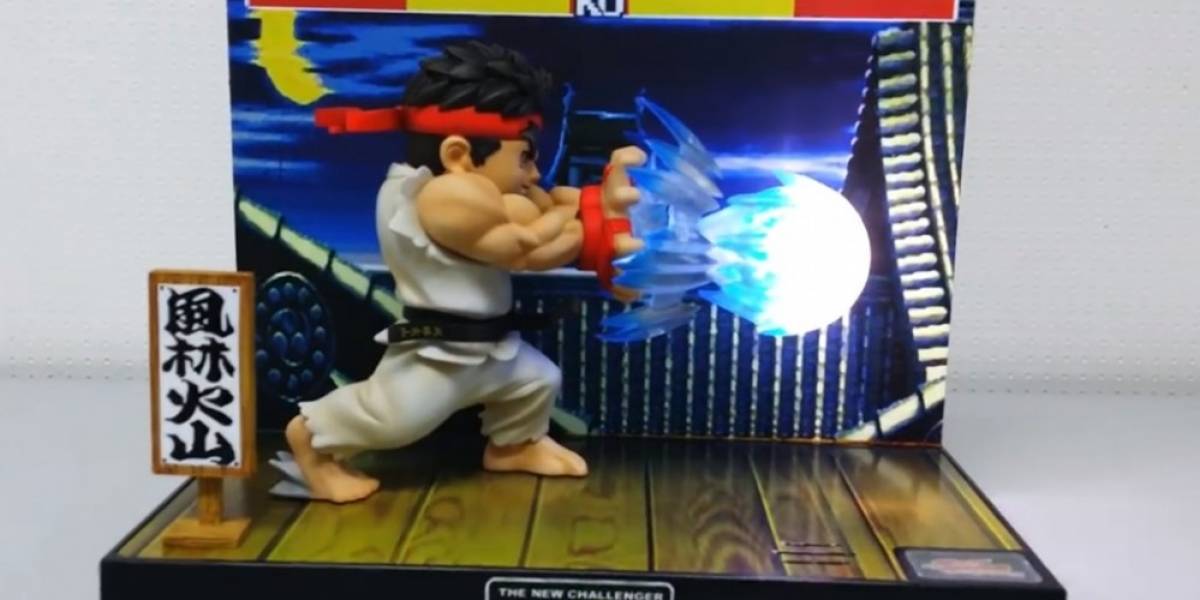 Increíble diorama de Ryu se empezará a vender en marzo en Play-Asia