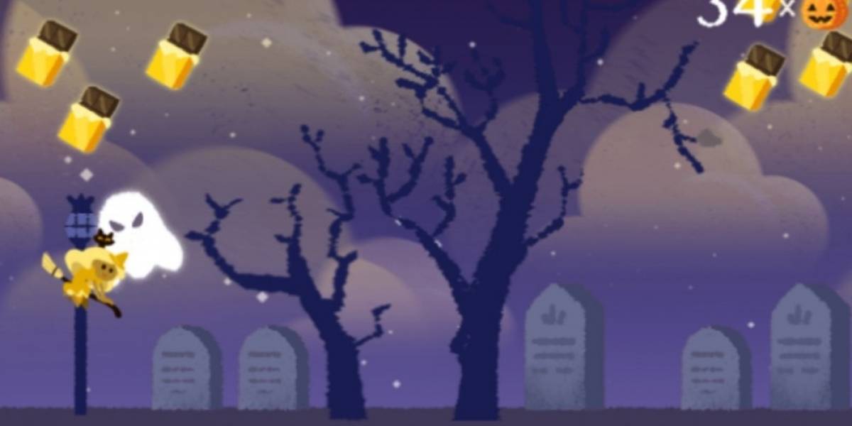 El doodle de Google hoy es juego de Halloween
