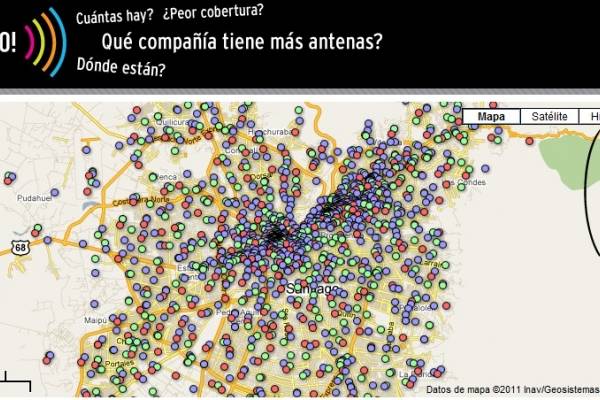 ubicacion de antenas de telefonia celular