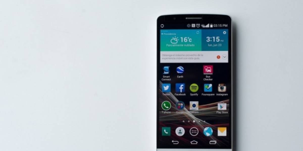 LG G3 comienza a actualizarse a Android Lollipop en Chile