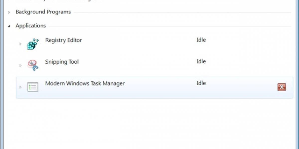 Imagen muestra el nuevo Administrador de Tareas de Windows 8