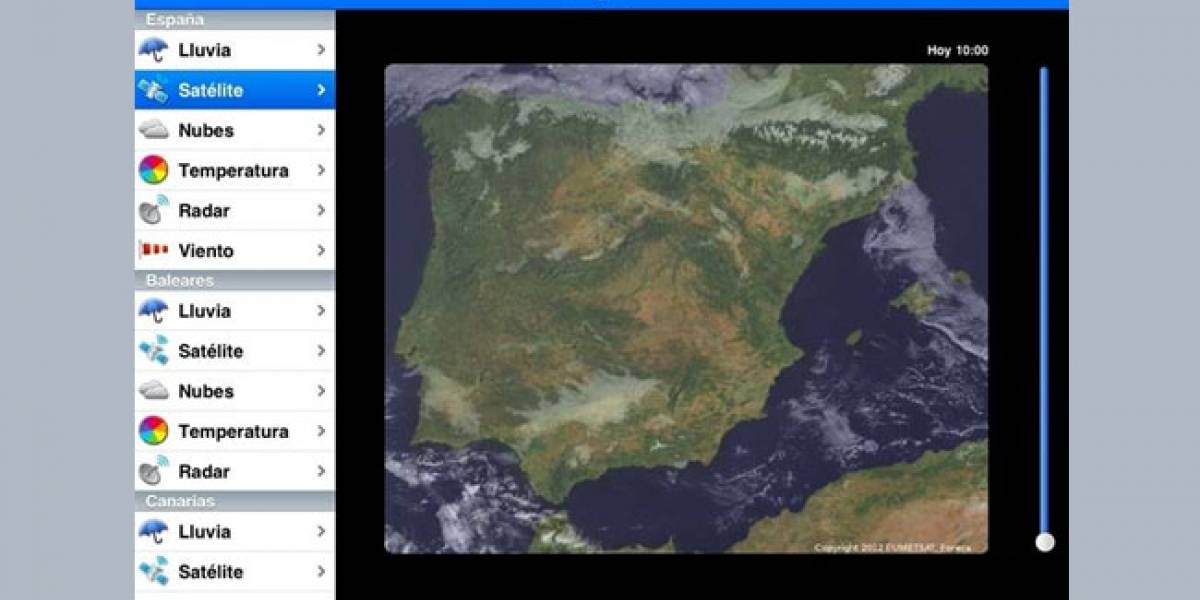 Infórmate del estado del tiempo directamente en tu iOS