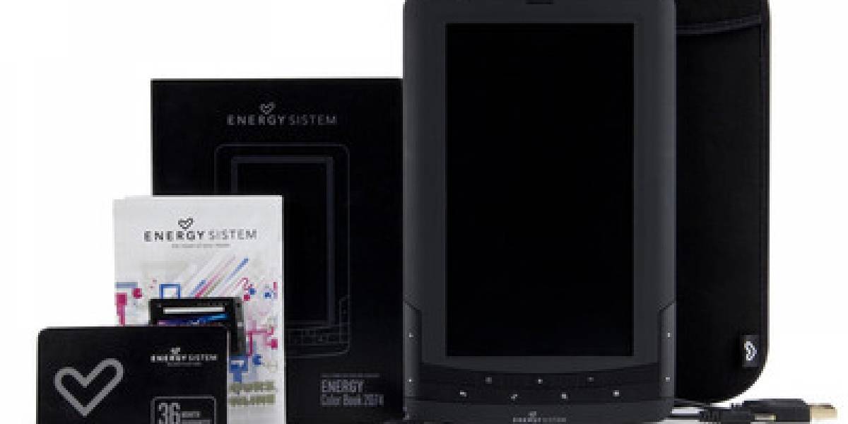 Energy Sistem presenta su "Color Book" con pantalla panorámica de 7 pulgadas