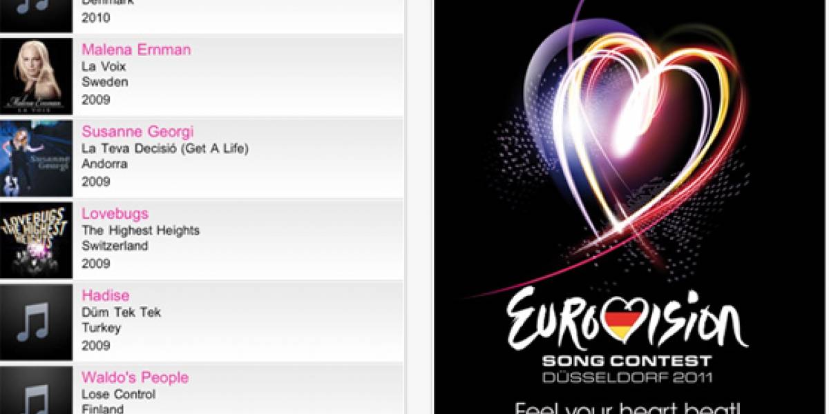 Eurovisión 2011 lanza su aplicación iOS
