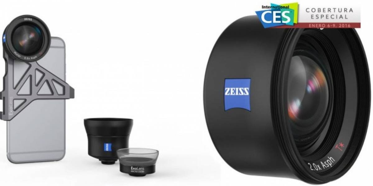 ExoLens revela tres lentes Zeiss para el iPhone6 #CES2016