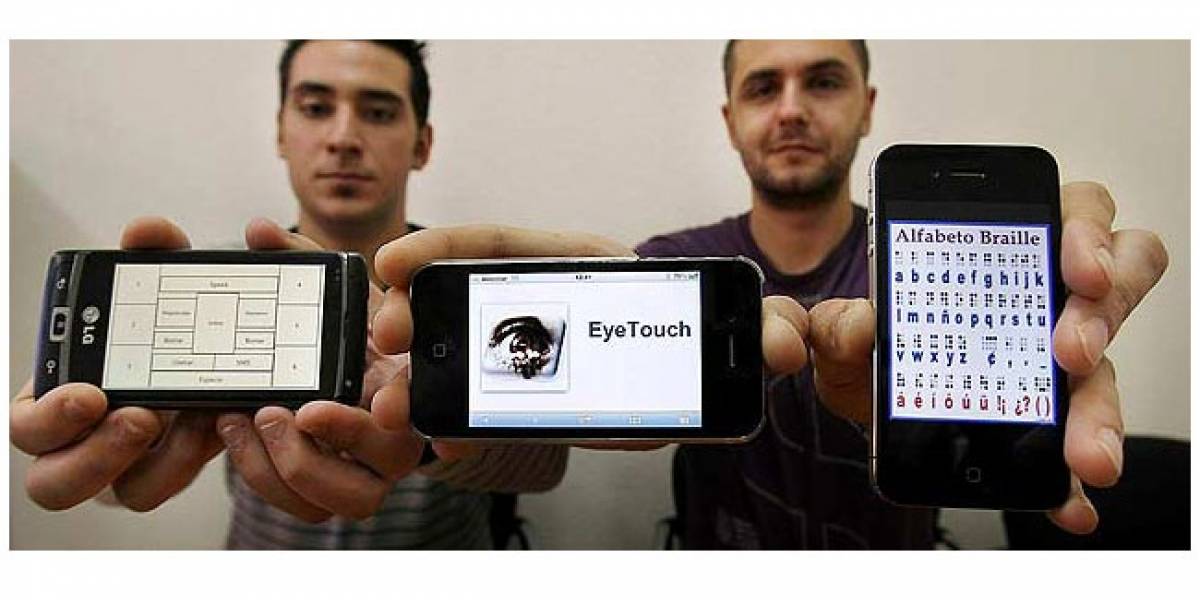 'Eyes Touch': Un teclado braille en la pantalla táctil del móvil