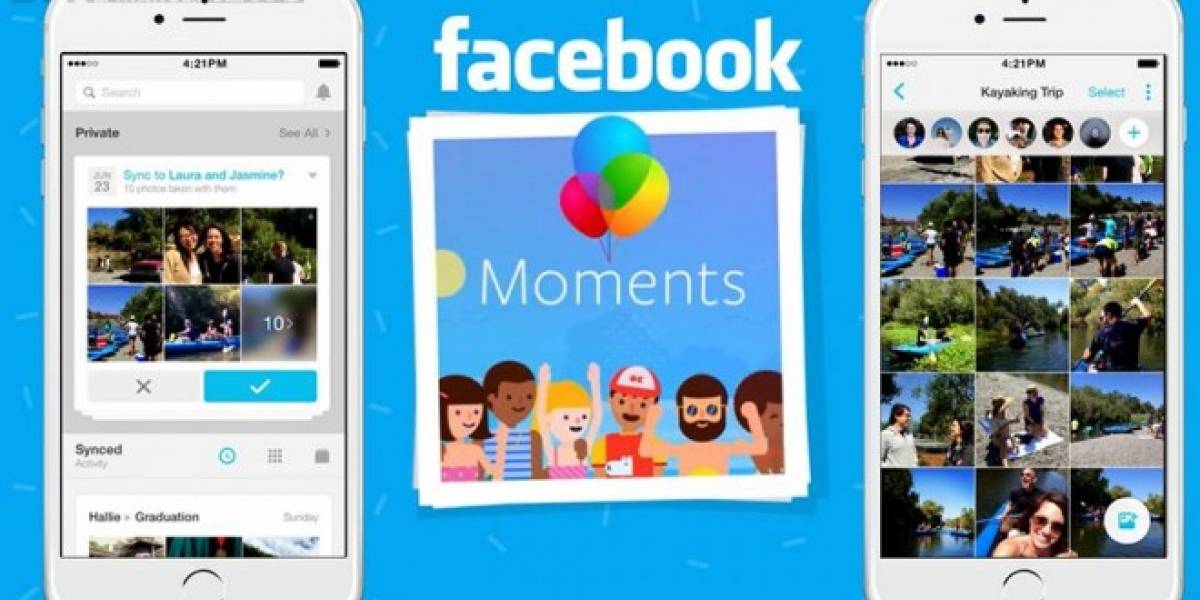 Facebook te forzará a usar la app Moments para sincronizar fotos